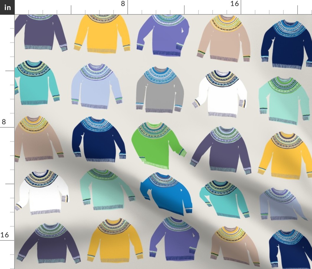 Woolly Jumpers (cool palette)