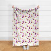 Hand colored Triangles