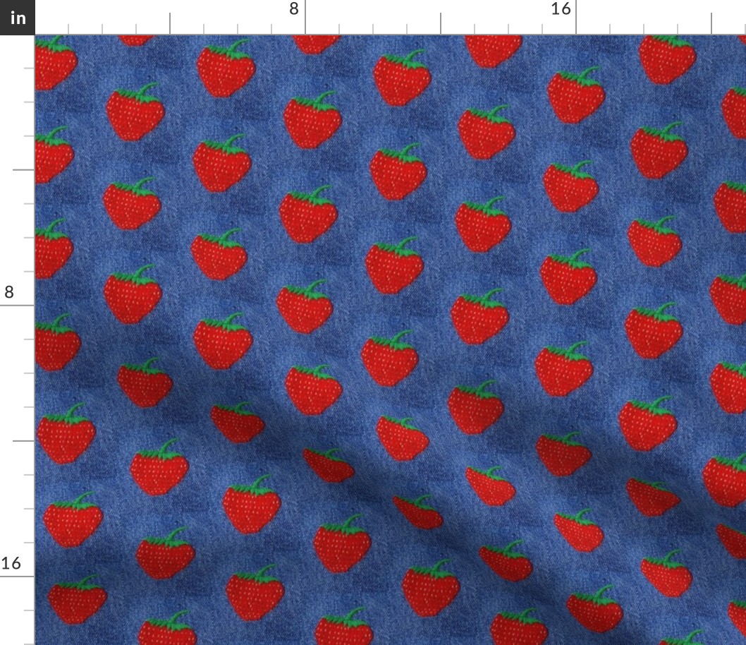 Strawberry denim