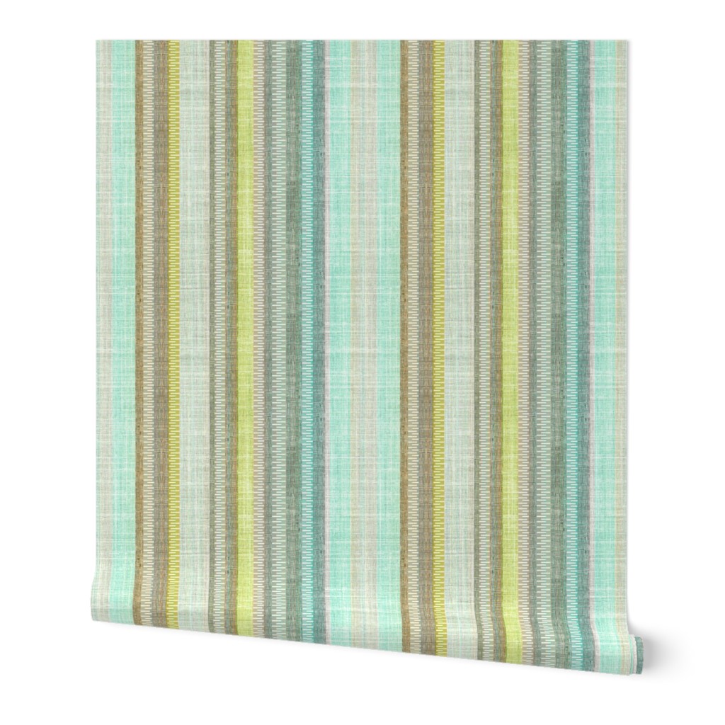 Breeze Floral Stripe Linen