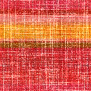 Linen Stripe in Hot Pepper 