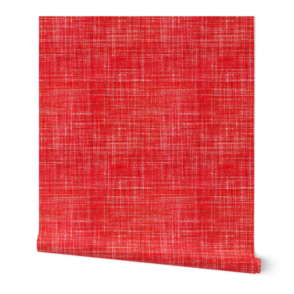 Linen in Cayenne Red