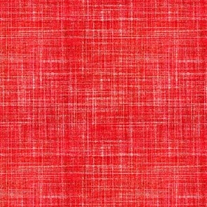 Linen in Cayenne Red