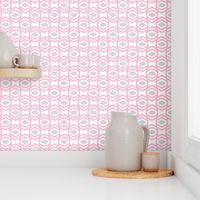 Modern Geometric Ogee in Pink