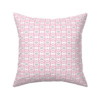 Modern Geometric Ogee in Pink