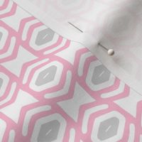 Modern Geometric Ogee in Pink