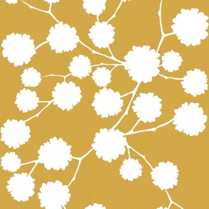 Blossoming - Mustard - large scale