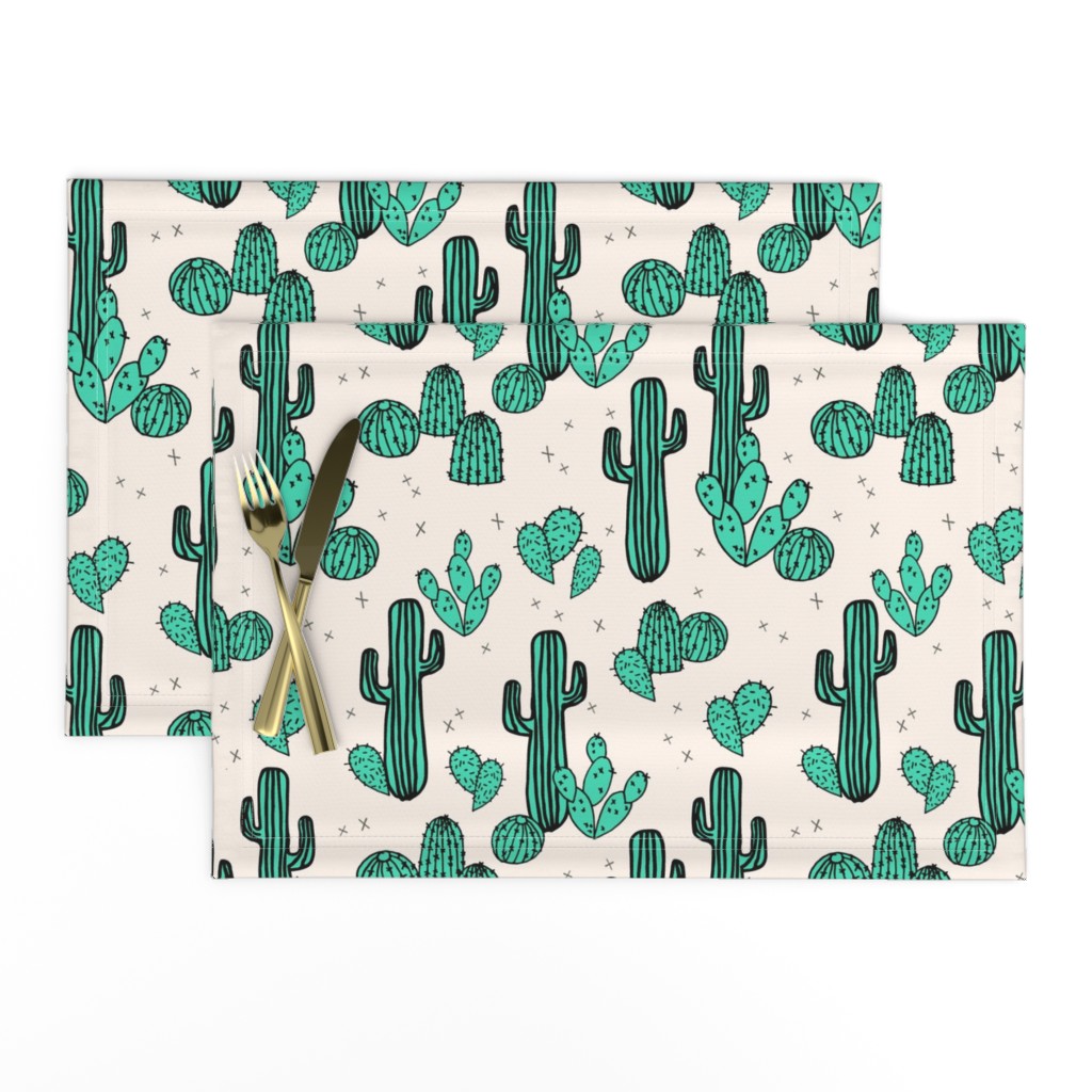 cactus // cacti green tropical summer palms prints plants outdoors southwest desert