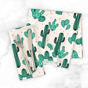 cactus // cacti green tropical summer palms prints plants outdoors southwest desert