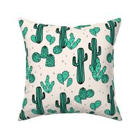 cactus // cacti green tropical summer palms prints plants outdoors southwest desert
