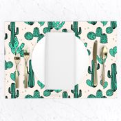 cactus // cacti green tropical summer palms prints plants outdoors southwest desert