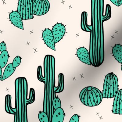 cactus // cacti green tropical summer palms prints plants outdoors southwest desert