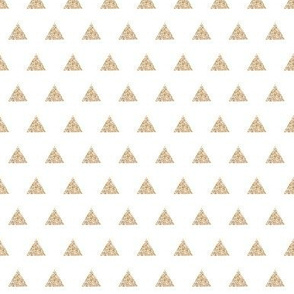 gold sparkle v. I triangles small