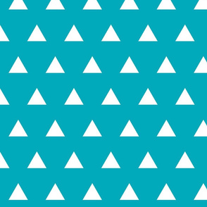 turquoise triangles