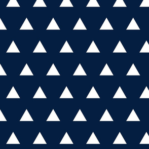 navy triangles