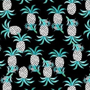 Tropicana Pineapple SMALL (black)