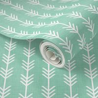 water linen arrow stripes