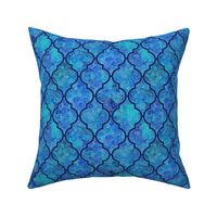 Blue on blue in a Moroccan quatrefoil by Su_G_©SuSchaefer