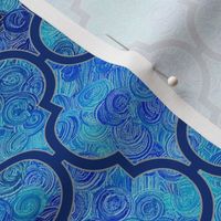 Blue on blue in a Moroccan quatrefoil by Su_G_©SuSchaefer