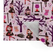 Magic poison and witch halloween pattern