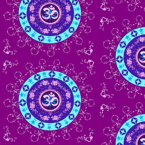 Ohm, Aqua on Purple