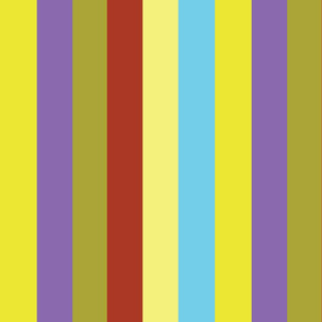 Hedy Stripe in Mustard | 12" Repeat