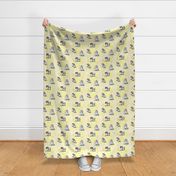 LG Biewer Yorkie Terriers on Yellow