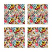 Vintage Floral pattern - flowers of spring and summer