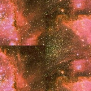 Salmon nebula shapes