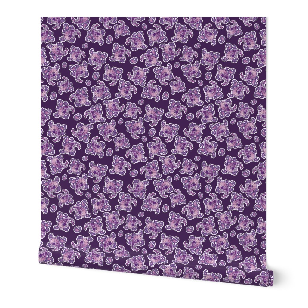 Plum Paisley