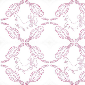 Star Whales Damask