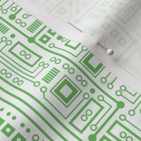 Robot Circuit Board (White and Green)