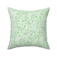 Robot Circuit Board (White and Green)