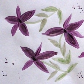 PurpleWatercolorFlowers
