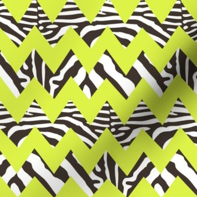 zebra_chevron_on_lime