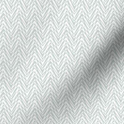 feather herringbone in white and grey