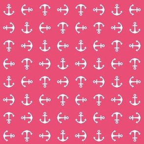 Tiny Anchors (pink)