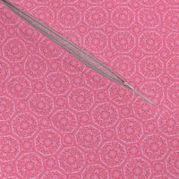 Persian Tile ~ Pink & Vermilion ~ Doll Scale 