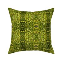Spring green speckled croton pattern