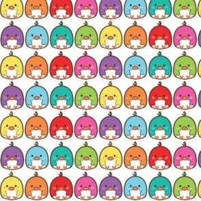 Rainbow mini birds