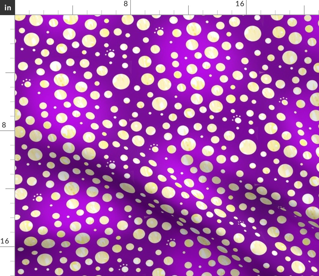 Banana Cream Bubbles on Purple