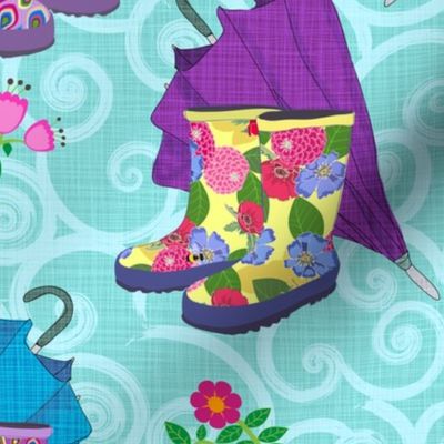 Happy Spring Wellies