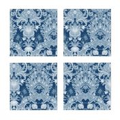 Parrot Damask ~ Two Tone ~ Lonely Angel and White