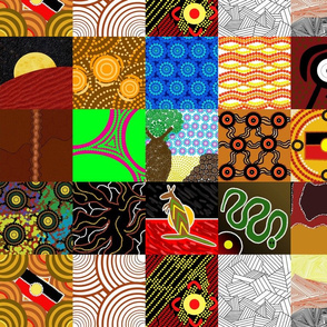 Aboriginal Inspired Designs (Large Scale Tile)