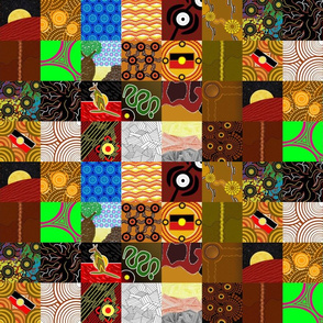 Aboriginal Inspired Design (Small Scale Tile)