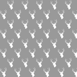 Gray Deer Silhouette mini scale