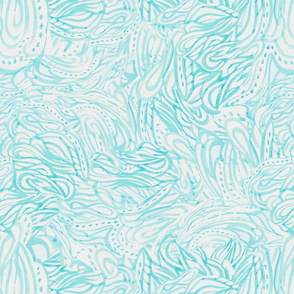 Wavy Paisley in Mint