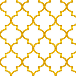 Gold Quatrefoil