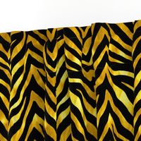 Black and Gold Zebra