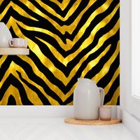 Black and Gold Zebra